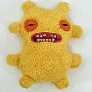 Fuggler Funny Ugly Monster New Fuggs On The Block Sir Nubbynuts 9" Plush Yellow